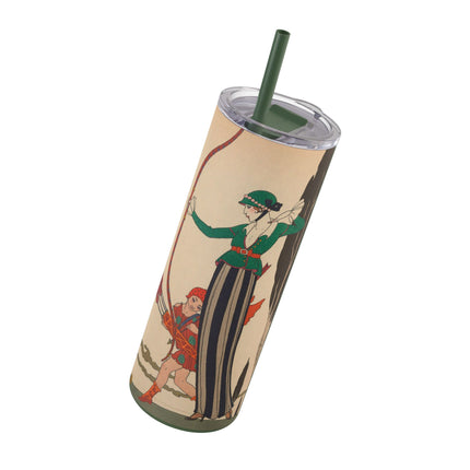 L'Arc Rouge by George Barbier Skinny Matte Tumbler, 20oz