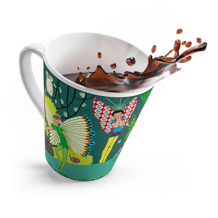 Enchanting Fairies of A Midsummer Night's Dream Latte Mug