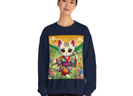 Samurai Kitten Unisex Heavy Blend™ Crewneck Sweatshirt