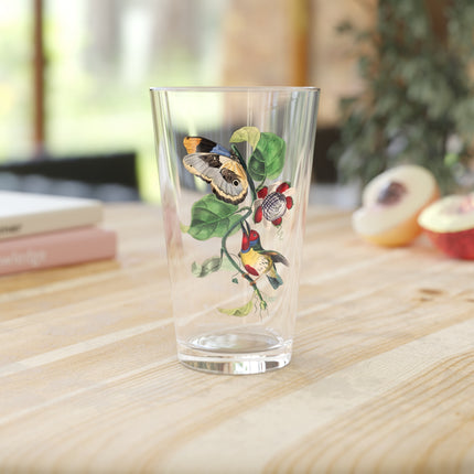 Versicolored Barbet by Paul Gervais Glass, 16oz
