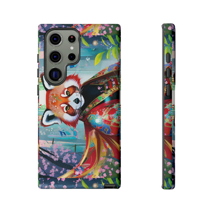 Cybernetic Red Panda Phone Cases
