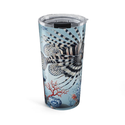 Lionfish & Lantern Tumbler 20oz – Mystical Ocean & Asian Harmony