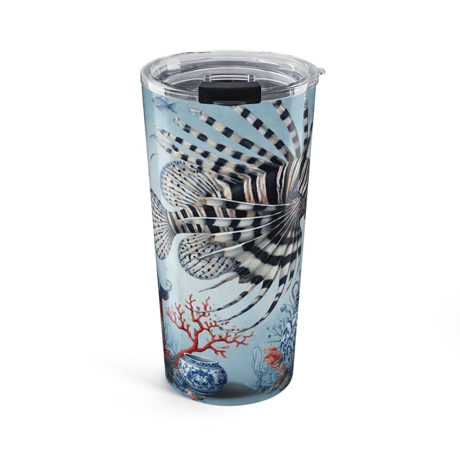 Lionfish & Lantern Tumbler 20oz – Mystical Ocean & Asian Harmony