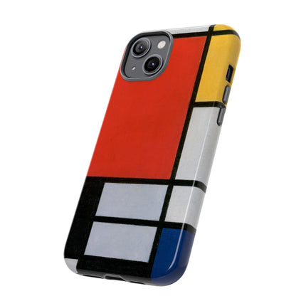 Composition with Red, Yellow, Blue, and Black by Piet Mondrian Phone Cases