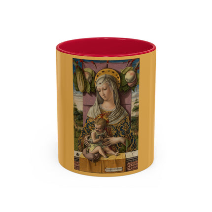 Madonna and Child by Carlo Crivelli Colorful Mugs (11oz, 15oz)