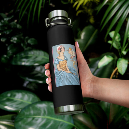 The Enchanting Painter: A Fairy's Artistic Touch Copper Vacuum Insulated Bottle, 22oz