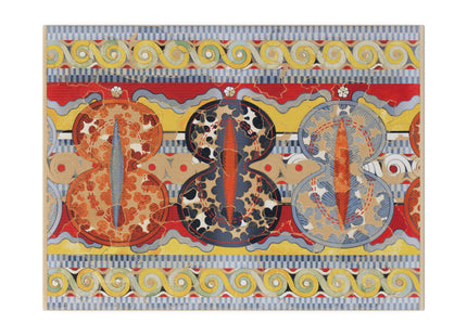 Reproduction of the Shield Frieze by Emile Gilliéron Matte Canvas, Stretched, 0.75"
