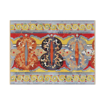 Shield Frieze – Mycenaean Fresco Reproduction by Emile Gilliéron