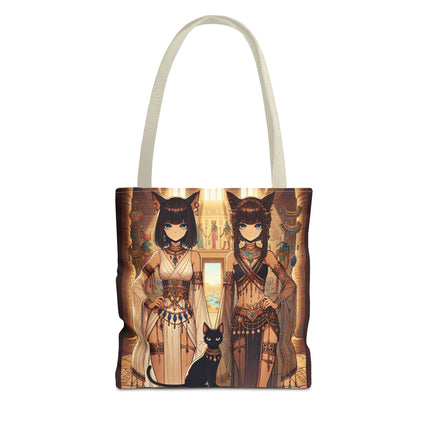 The Egyptian Priestess Cats Tote Bag – Temple Guardians & Ancient Grace