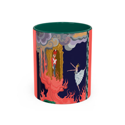 The Firebird's Awakening Colorful Mug (11oz, 15oz) – Ballet Fantasy, Mythic Fire & Art Deco Drama