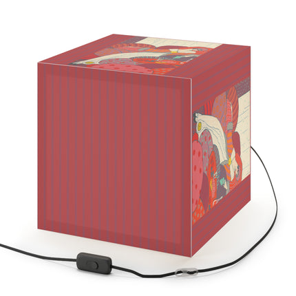 Les Coussins by Georges Lepape Light Cube Lamp