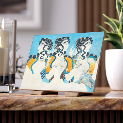 Reproduction of Ladies in Blue by Emile Gilliéron Ceramic Tile