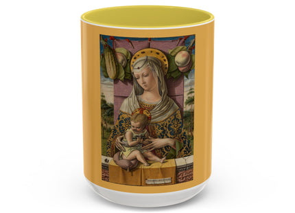 Madonna and Child by Carlo Crivelli Colorful Mugs (11oz, 15oz)