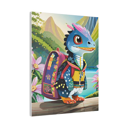 Baby Raptor Matte Canvas, Stretched, 0.75"