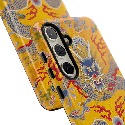 Majestic Dragon Regalia – Imperial 12-Symbol Robe Phone Cases