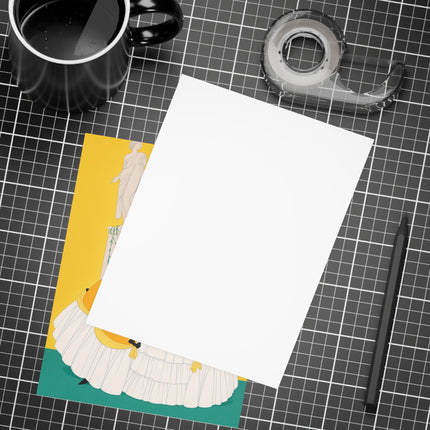 💌🌼 The Lady With The Secret Letter Postcard Bundles – Art Deco Romantic Elegance