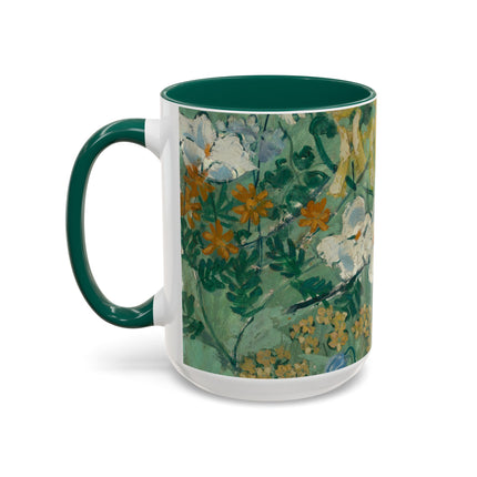 Flowers by August Babberger Colorful Mugs (11oz, 15oz)