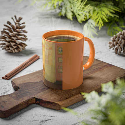 Interior, Window Light by Henri Le Sidaner Colorful Mugs, 11oz