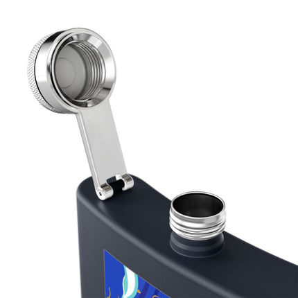 Rococo Stage Siren Flask – Theatrical Grace & Elegant Drama