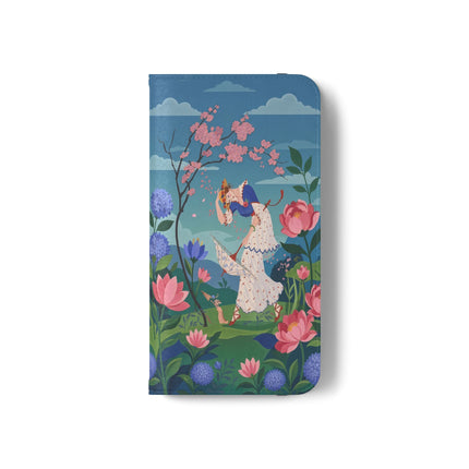🌸🌿 The Garden Hide-And-Seek Flip Case – Art Deco Floral Whimsy