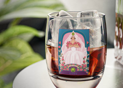 August & Peridot (from the Gem Series) by Sofia Chiostri Whiskey Glass