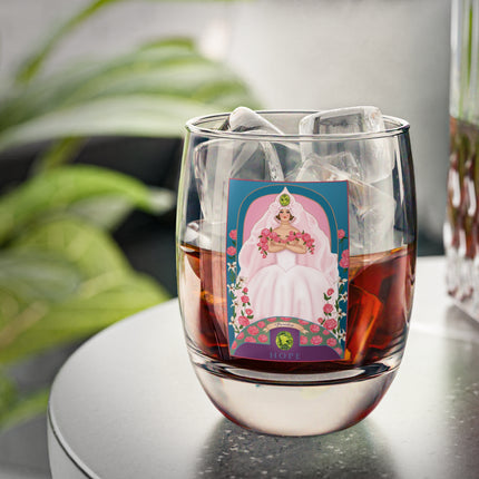 August & Peridot (from the Gem Series) by Sofia Chiostri Whiskey Glass