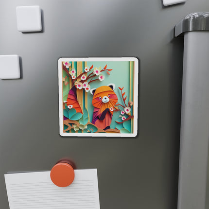 A Playful Red Panda Die-Cut Magnets (5 Sizes)