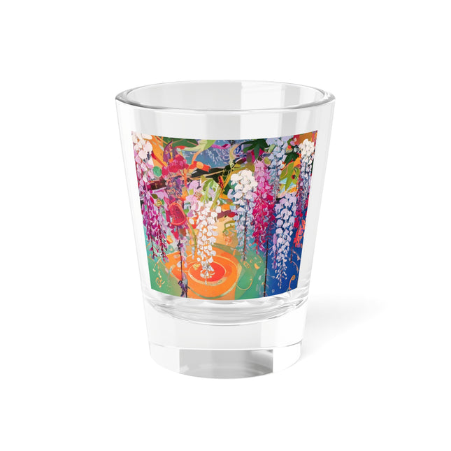 Golden Wisteria Elegance Shot Glass, 1.5oz