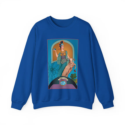 March & Aquamarine (Gem Series) by Sofia Chiostri Unisex Heavy Blend™ Crewneck Sweatshirt