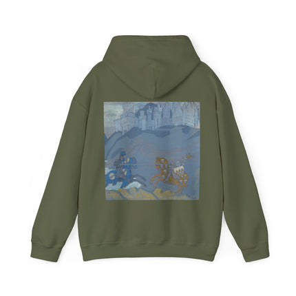 The Duel by Nicholas Roerich Unisex Heavy Blend™ Hooded Sweatshirt