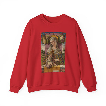 Madonna and Child by Carlo Crivelli Heavy Blend™ Crewneck Sweatshirt