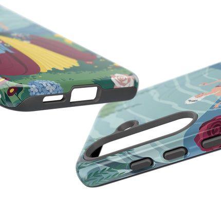 🌹🌿 The Willow Garden Promenade Phone Case – Art Deco Floral Elegance