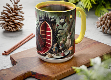 Malice in Wonderland – Gothic Halloween Colorful Mugs (11oz, 15oz)