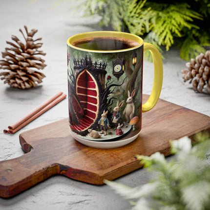 Malice in Wonderland – Gothic Halloween Colorful Mugs (11oz, 15oz)