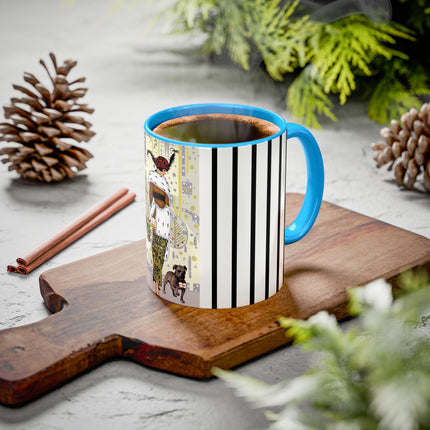 Wrapped in Elegance Colorful Mugs (11oz, 15oz)