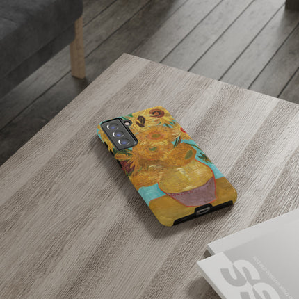Vase with Twelve Sunflowers by Vincent Van Gogh Phone Cases
