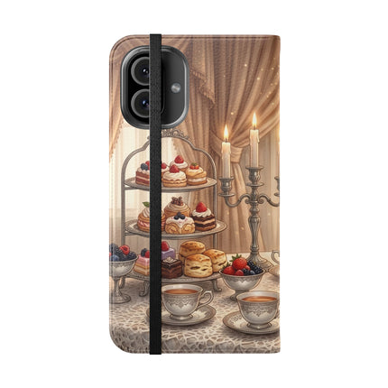 🍓🐱 The Patisserie Kitten Flip Case – Sweet Charm & Storybook Delight
