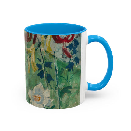 Flowers by August Babberger Colorful Mugs (11oz, 15oz)