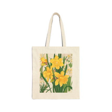 Daffodil by Tanigami Kônan Cotton Canvas Tote Bag