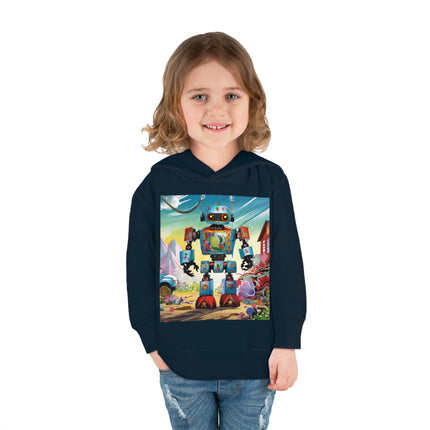 The Rusty Robot Toddler Pullover Fleece Hoodie