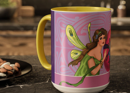 The Fairy’s Blossom Colorful Mugs (11oz, 15oz)