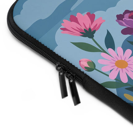 🌹👒 The Lady Among The Giant Roses Laptop Sleeve – Art Deco Floral Elegance