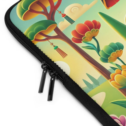 Dragon Dance on Wheels Laptop Sleeve – Bold Adventure & Dynamic Grace