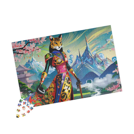 Cyber Cat Glamour Puzzle (110, 252, 520, 1014-piece)