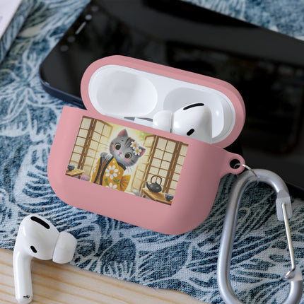 Playful Kitten in the Tea Room AirPods and AirPods Pro Case