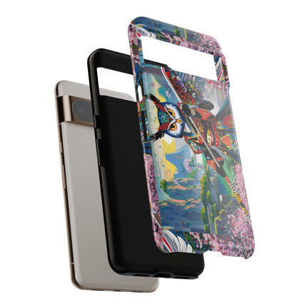 Cyberpunk Samurai Owl Phone Cases