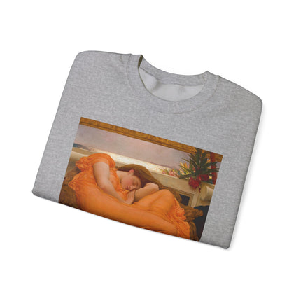 Flaming June by Frederic Leighton Heavy Blend™ Crewneck Sweatshirt