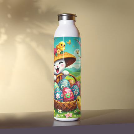 Geisha Kitten’s Easter Delight Slim Water Bottle