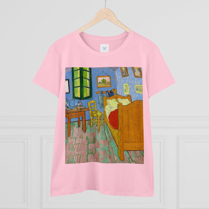 The Bedroom by Vincent van Gogh Women's Midweight Cotton Tee