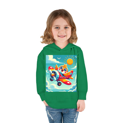 Joyful Bird Aviator Toddler Pullover Fleece Hoodie